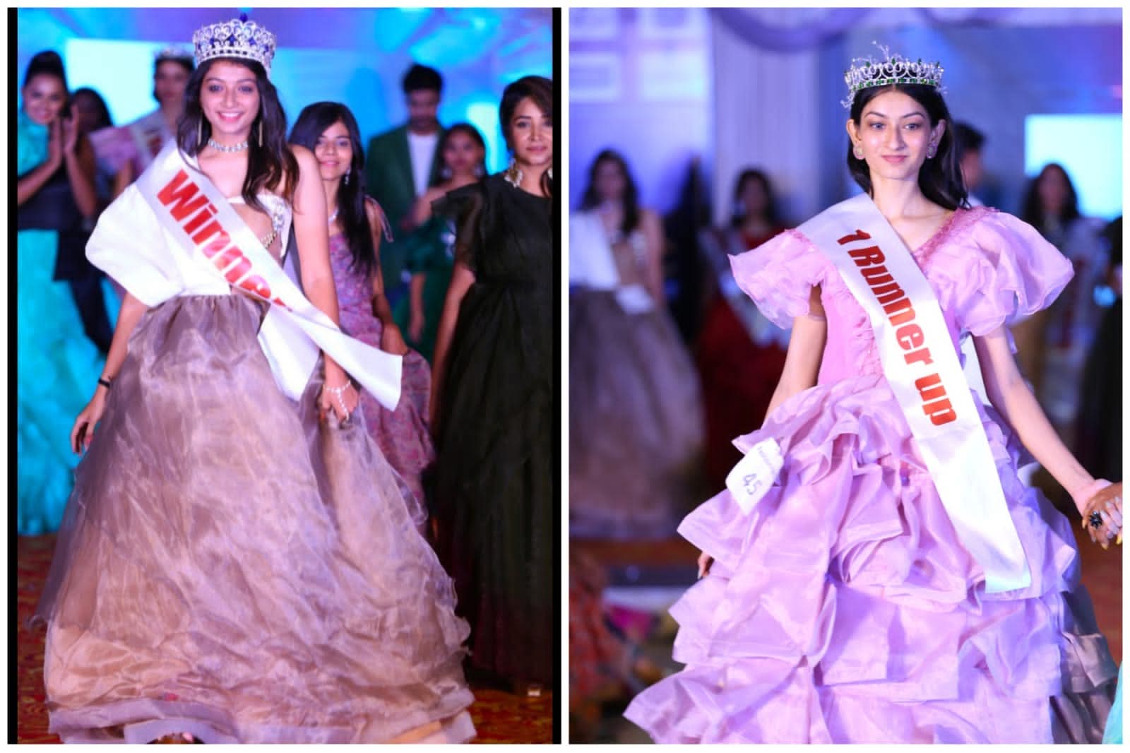 Fashionholic pageant winner and first runner up on the ramp