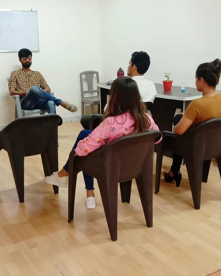 Acting and drama workshop in progress at AK Institute