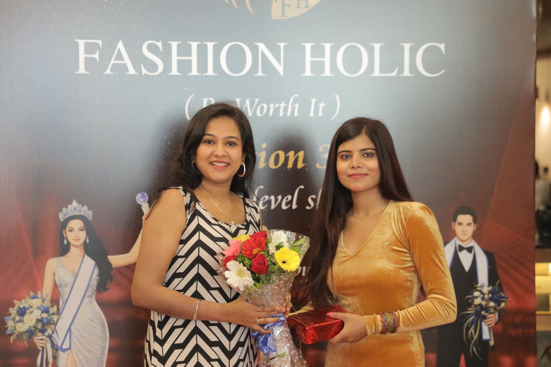 Jury member welcomed with flowers and a memento